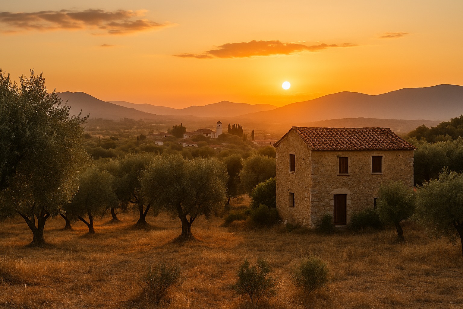 Olive Grove in Corinth